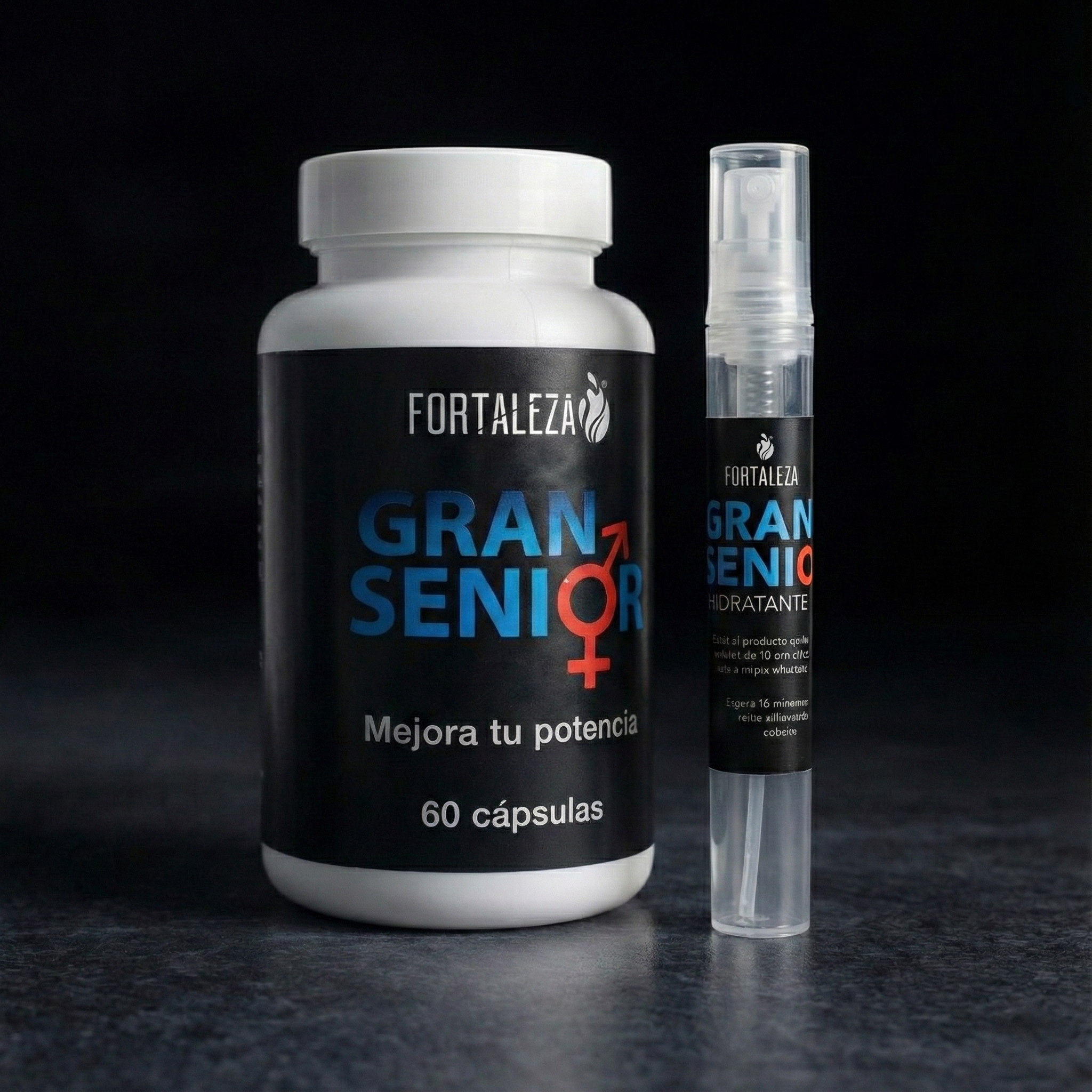 Combo Gran Senior - 60 Cápsulas + Spray - Sube testosterona