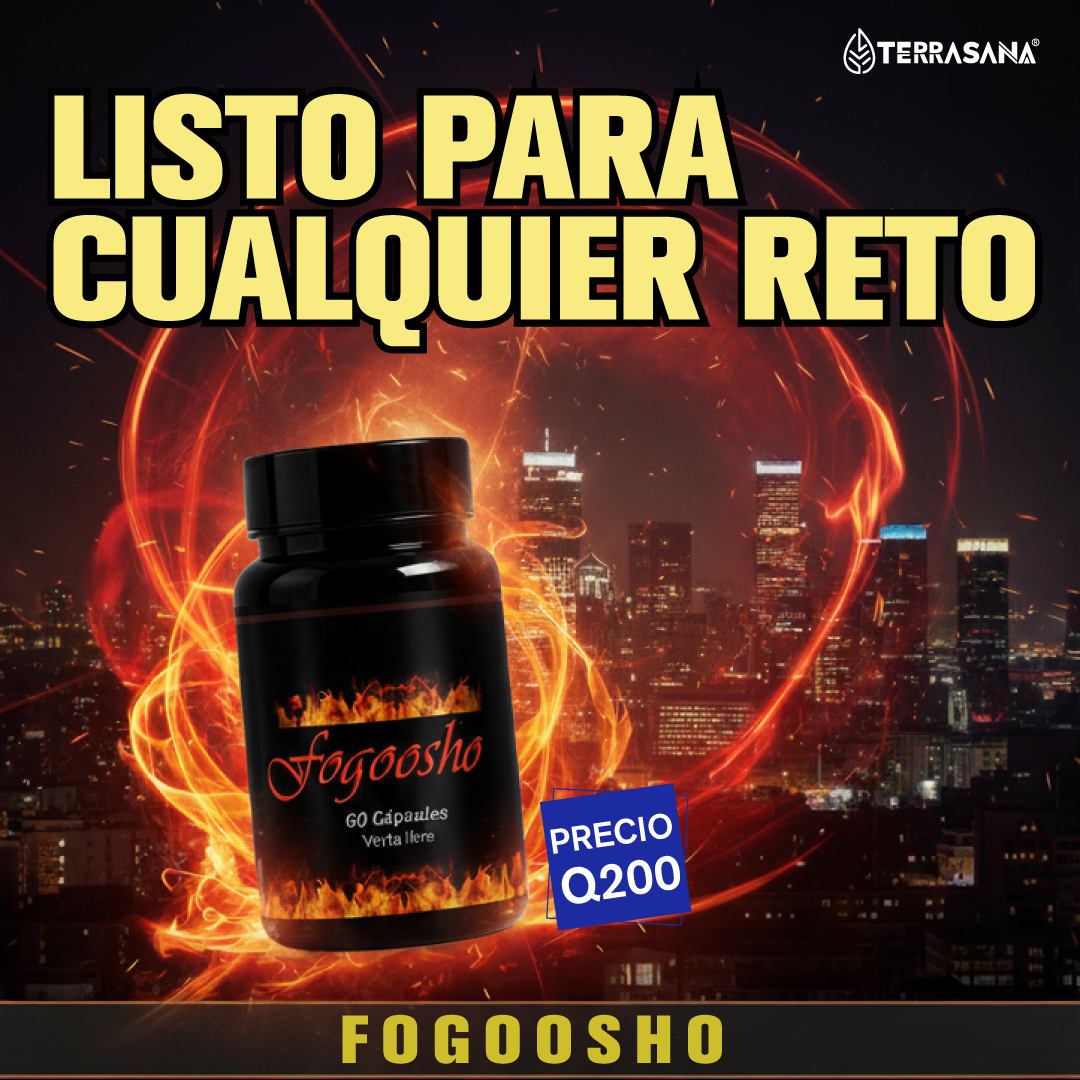 Fogoosho Masculino – Multivitamínico Premium para Aumentar Testosterona y Rendimiento (60 cápsulas)